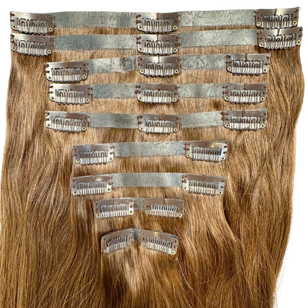 Medium Brown Seamless Clip-In - Braids Hair N More