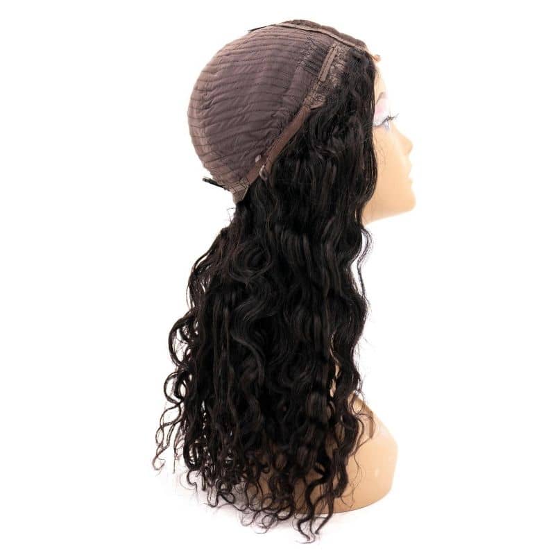 Beach Wave Transparent Closure Wig - Braids Hair N More