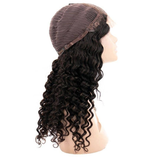 Deep Wave Transparent Closure Wig - Braids Hair N More