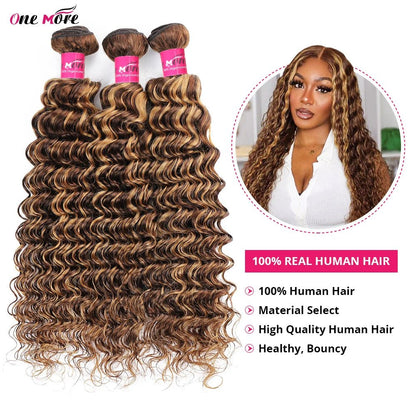 Highlight Brazilian Deep Wave Human Hair Extensions - Braids Hair N More